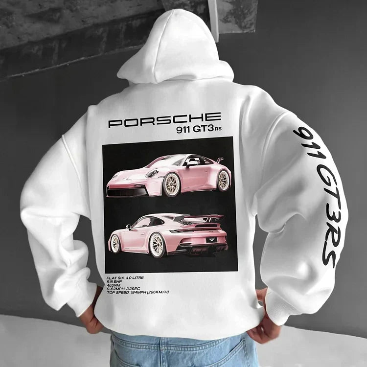 Boxed White/Pink 911 GT3RS Hoodie